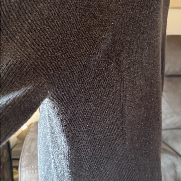 CAbi Charcoal Snuggle Pullover Ribbed Sweater- Medium - Picture 5 of 9